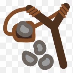 Slingshot With Stones - Slingshot Png Emoji,Anime Emotion Symbols