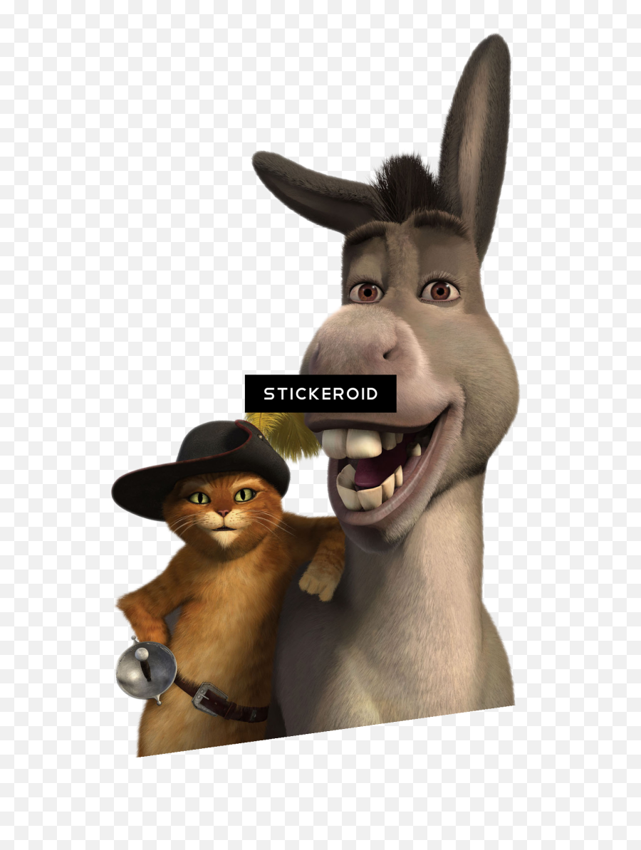 Donkey Shrek Head Png - Transparent Png Shrek And Puss In Boots Emoji,Donkey Emoji Download