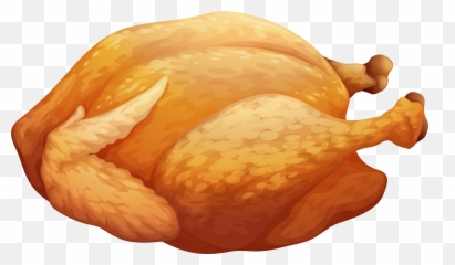Chickens Clipart Roasted - Art Emoji