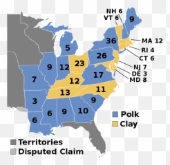 Electoralcollege1844 - 1836 Election Emoji,College Football Emojis