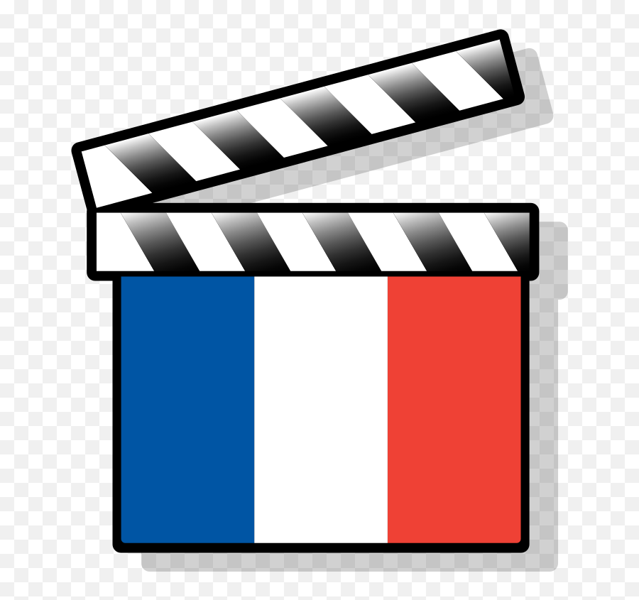 France Film Clapperboard - France Cinéma Emoji,France Flag Emoji