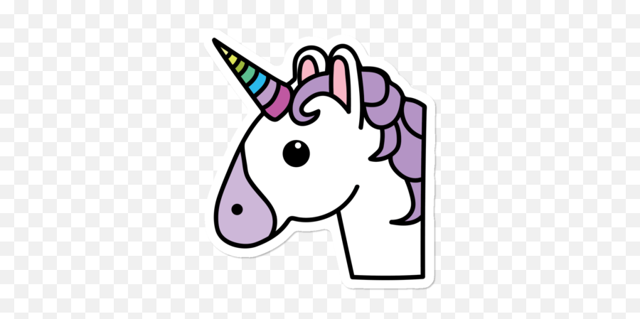 Pastel Unicorn - Unicorn Emoji Easy To Draw,Unicorn Emoji Sticker