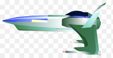 Space Ship Spaceship - Cartoon Emoji