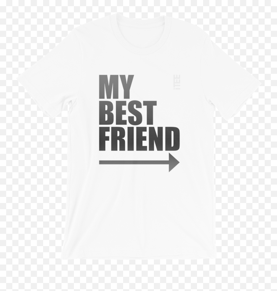 My Best Friend Arrow Right Unisex Short Sleeve Jersey T - Gucci Shirt Transparent Background Emoji,Best Friend Emoji