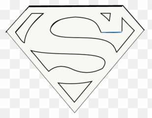 How To Draw Superman Logo - Illustration Emoji