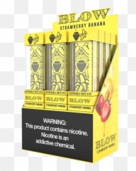 Blow Stick Disposable Device 5 - Strawberry Banana Vape Emoji