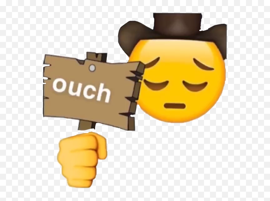 The Newest Ouch Stickers On Picsart - Emoji Lil Nas X,Ouch Emoji