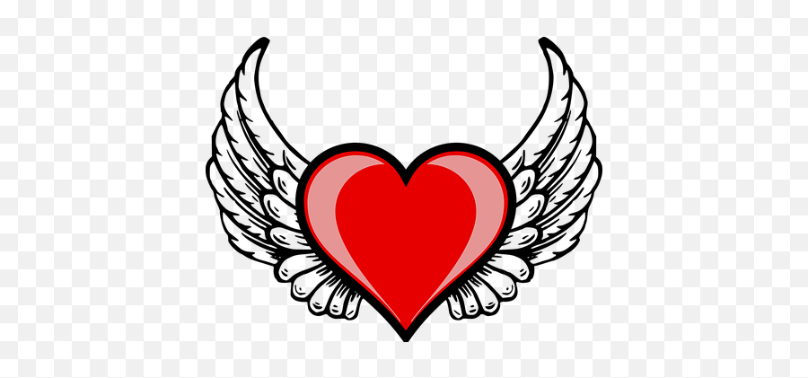 1000 Free Heart U0026 Love Vectors - Pixabay Love Heart With Wings Emoji,Heartbeat Emoji