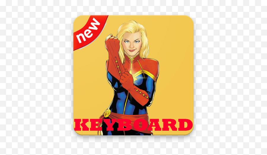 Captain Marvel Keyboard 100 Apk Download - Com Captain Marvel Carol Danvers Comics Emoji,Marvel Emojis For Android