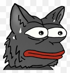 Monkawolf - He Do Be Vibin Doe Emoji,Wolf Face Emoji