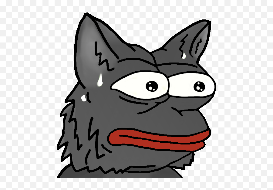 Monkawolf - He Do Be Vibin Doe Emoji,Wolf Face Emoji