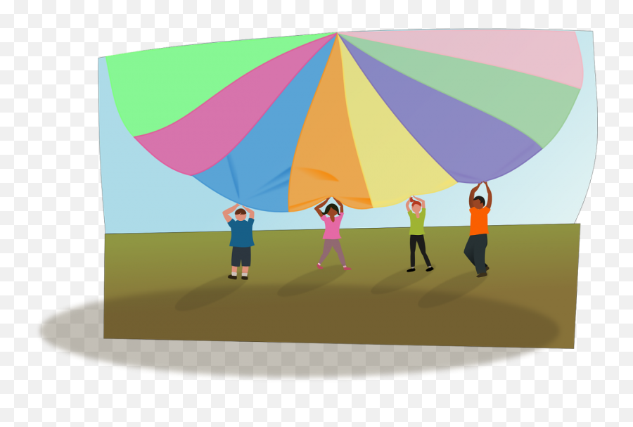 Unforgettable Cliparts Parachute Clipart Png People 50 - Parachute Games Emoji,Skydiving Emoji