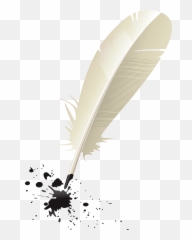 Transparent Background Quill And Ink - Transparent Background Quill And Ink Clipart Emoji,Quill Emoji