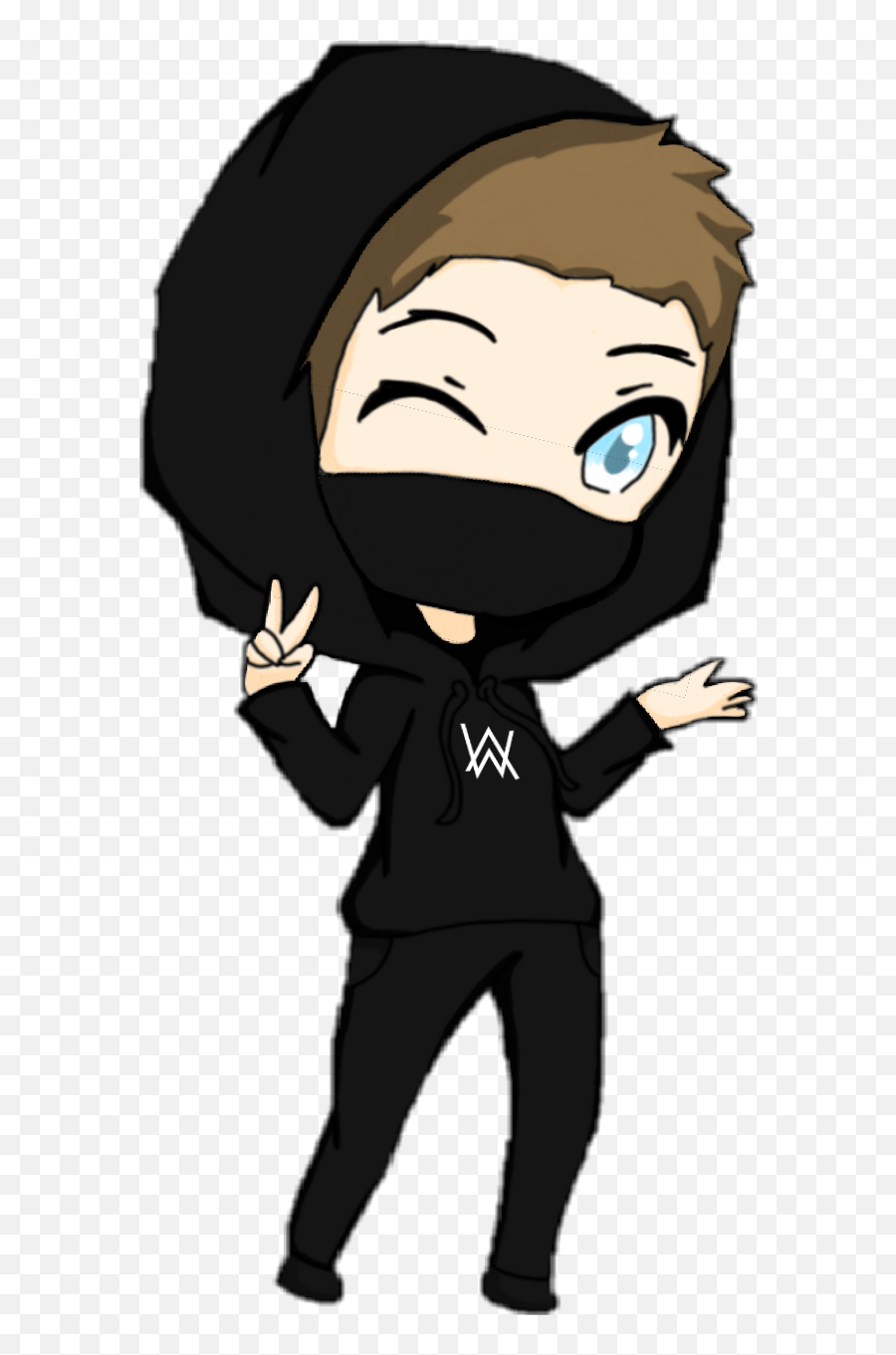 Alanwalker Dj Walker - Cartoon Emoji,Walker Emoji