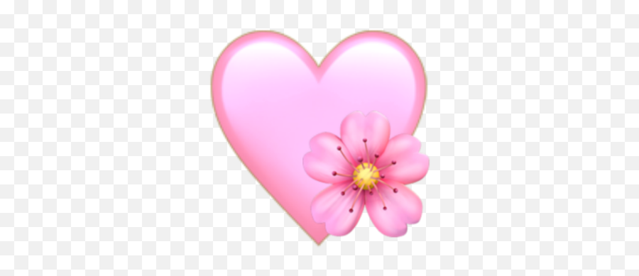 Italyemojiheartflowerpink - Heart Emoji,Italy Emoji