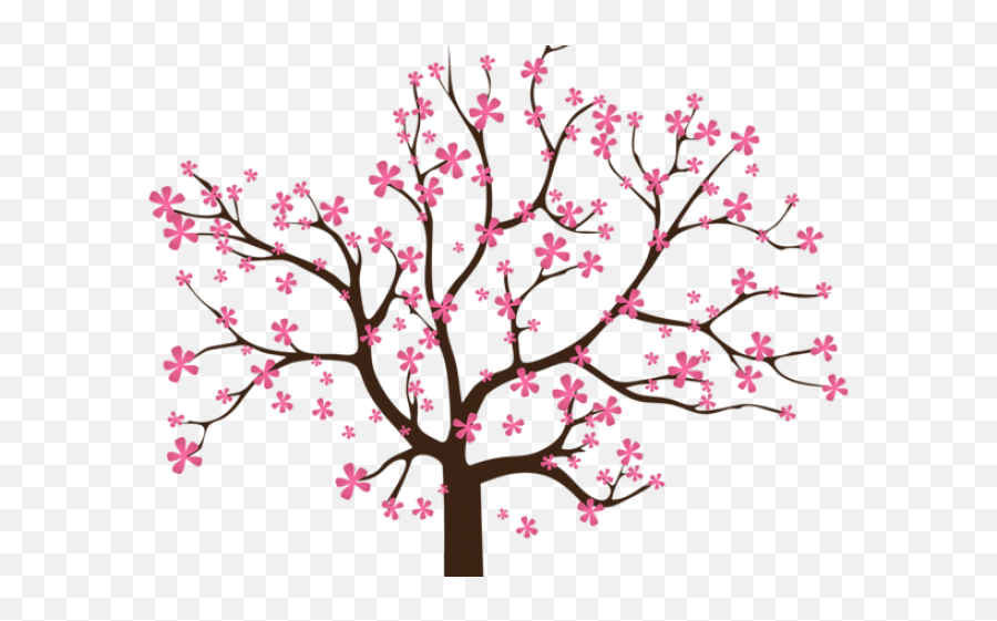 Transparent Background Cherry Blossom - Spring Tree Clipart Transparent Background Emoji,Cherry Blossom Emoticon