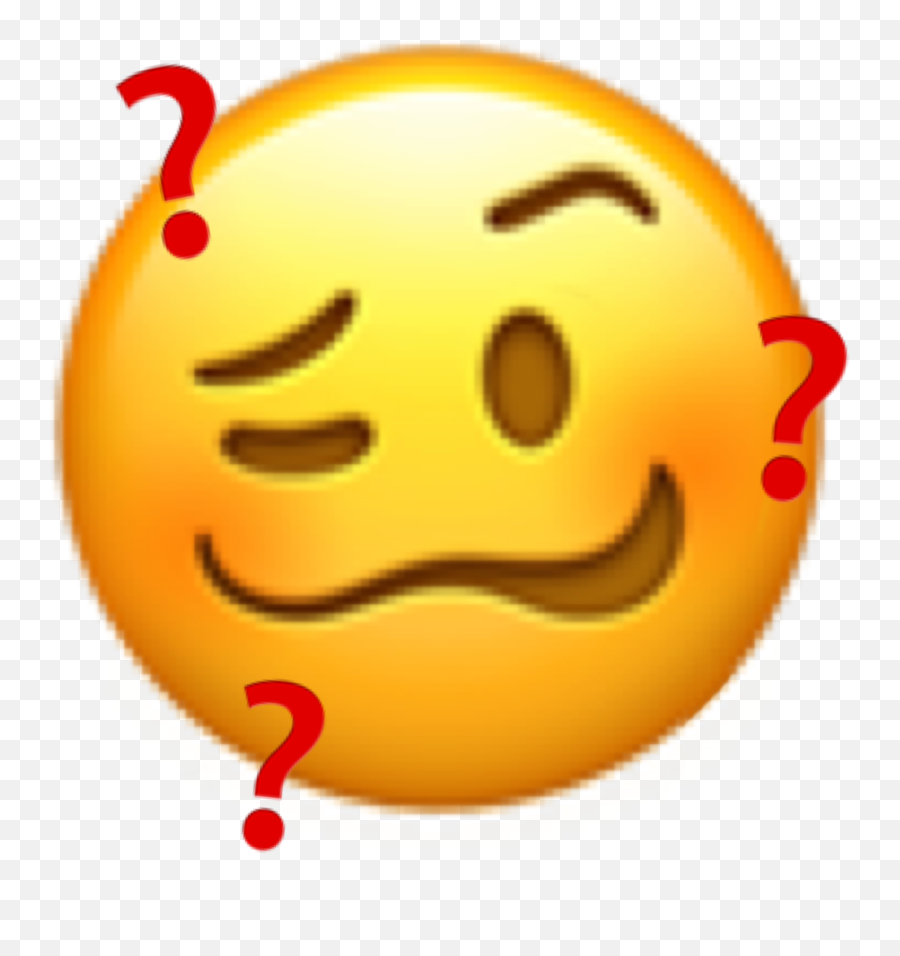 Lolwot What Confused Sticker By Chloe - Outside Smile Inside Sad Emoji,Confused Emoji Png