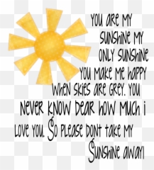Clipart Sunshine Word Art - Teks You Are My Emoji