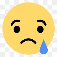 Sadness Facebook Emoji Hq Png Image - Reaction