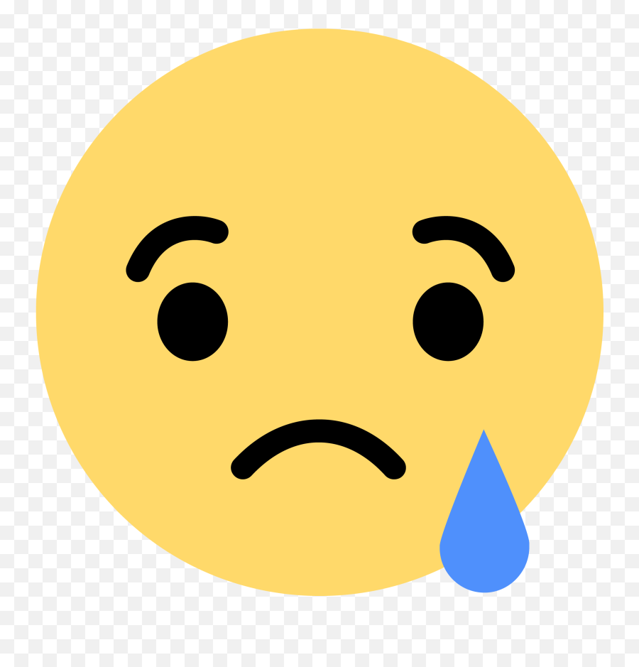 Sadness Facebook Emoji Hq Png Image - Facebook Sad Reaction Png,No Emoji Png