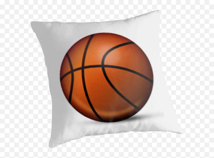 Throw Pillows By Nojams - Portable Network Graphics Emoji,Basketball Emoji Png