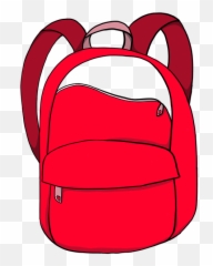 School Bag Schoolbag Backpack - Png Cartoon Emoji