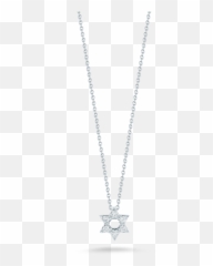 Star Of David Pendant With Diamonds - Locket Emoji