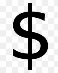 Dollar Finance Money Currency Symbol - Dollar Sign Clipart Black And White Emoji,Money Wings Emoji