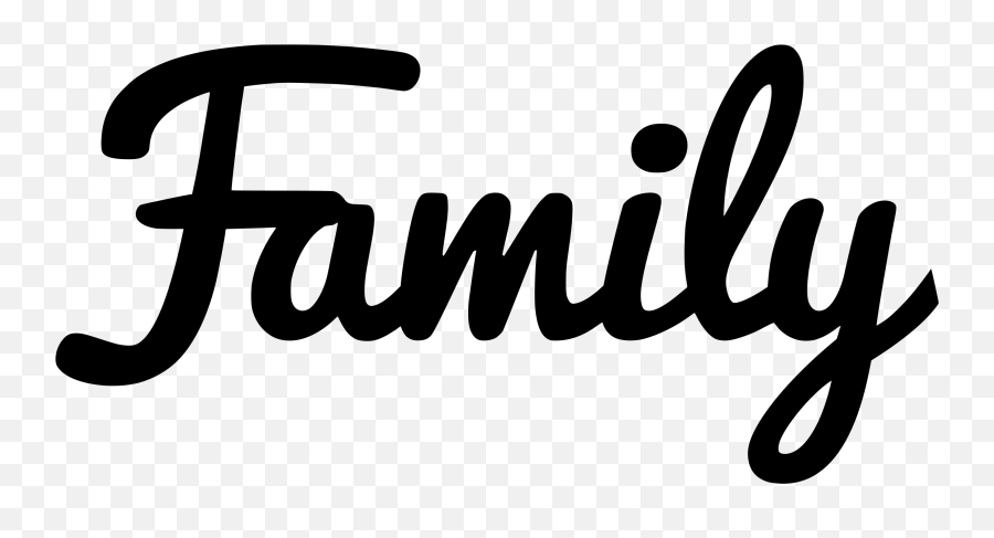 Cursive Font Family Child Script - Text Family Emoji,Black Family Emoji