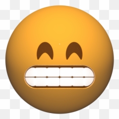 Face With Smiling Eyes - Smiley Emoji