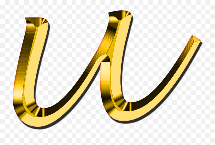 Letters Abc U Alphabet Learn - Gold Letter U Png Emoji,Emoji Letter Keyboard