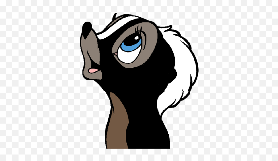 Skunk Clip Art - Skunk In Bambi Clipart Emoji,Skunk Emoji