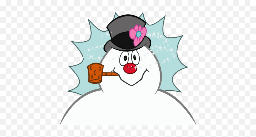 Frosty The Snowman Emoji - Frosty The Snowman Face Clipart,Emoji Snowman