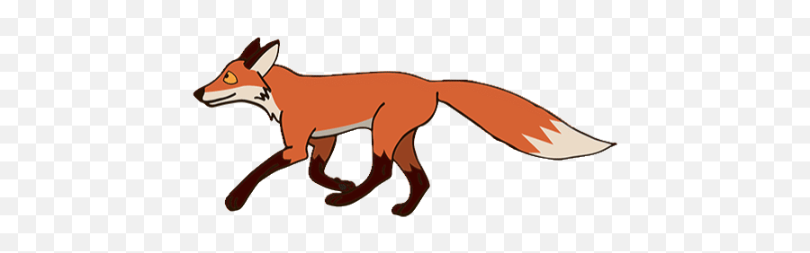 Fox Mulder Stickers For Android Ios - Cartoon Fox Transparent Background Emoji,Is There A Fox Emoji