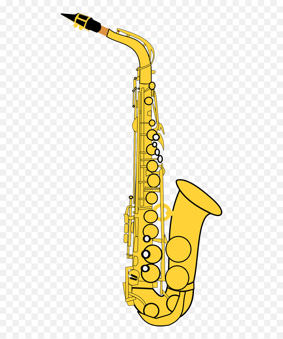Saxophone Clipart Png - Saxophone Clipart Emoji,Saxophone Emoji