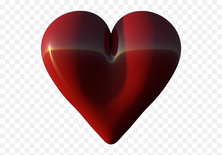Heart Big Red - 3d Kalp Png Emoji,Emoji Heart Made Of Hearts
