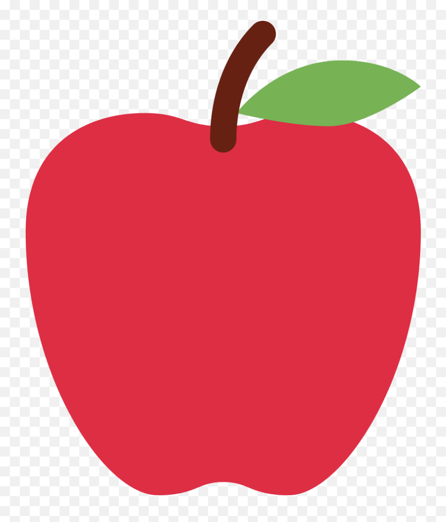 Twemoji 1f34e - Free Apple Clipart,Apple Logo Emoji