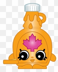 Pancakes Clipart Maple Syrup Bottle - Shopkins Maple Syrup Emoji,Maple Syrup Emoji