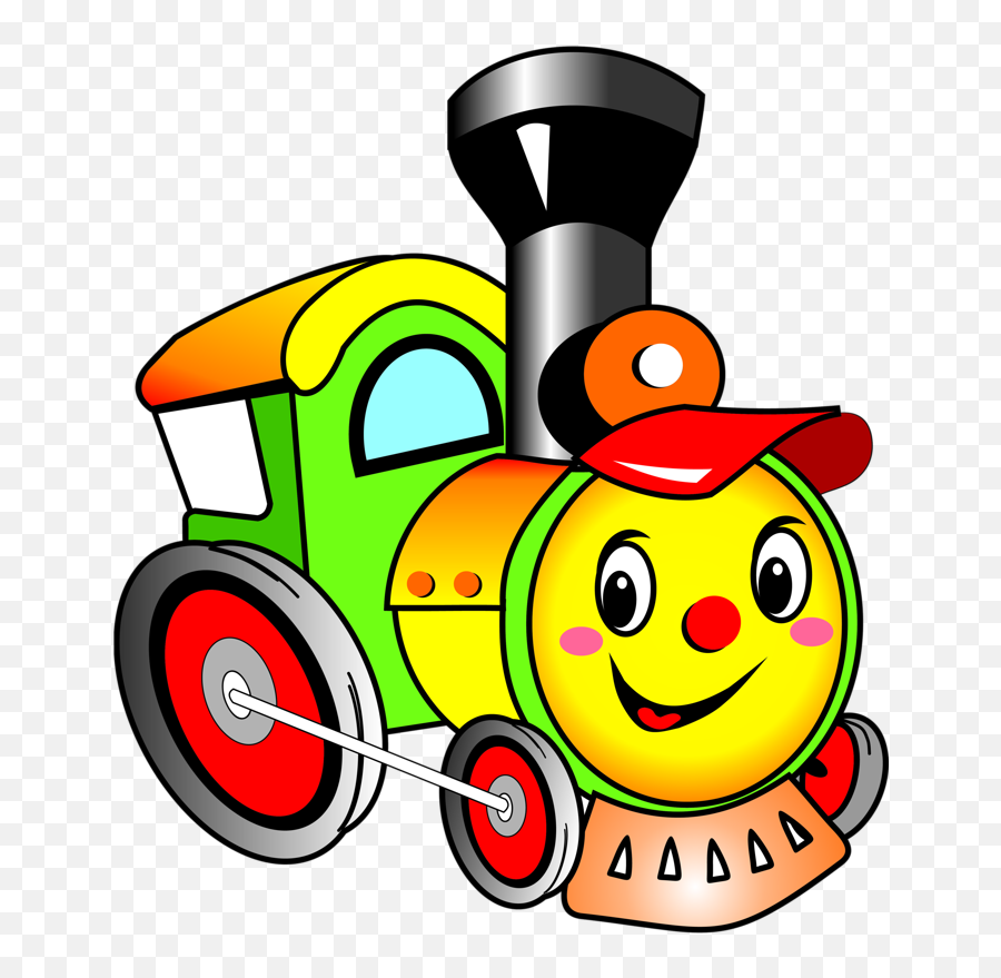 Train Cartoon Png Transparent Png - Cartoon Train Engine Drawing Emoji,Train Emoji Transparent
