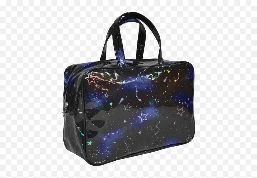 Large Cosmetic Bag - Handbag Emoji,Nebula Emoji