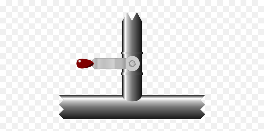 Vector Clip Art Of Pipe With Red Valve - Clip Art Pipe Valves Emoji,Put The Table Back Emoticon