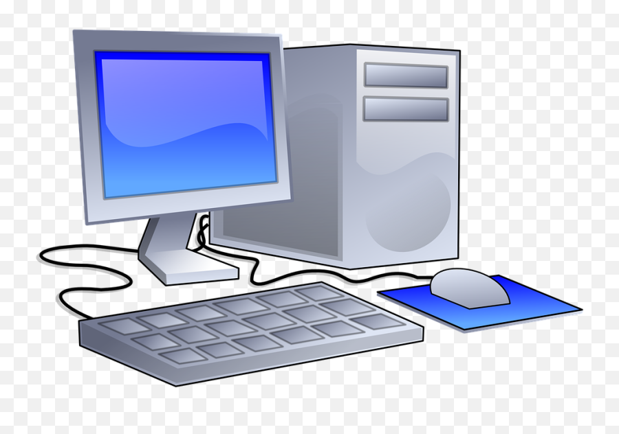 Workstation Computer Pc - Computer Clipart Emoji,Emojis For Google Keyboard