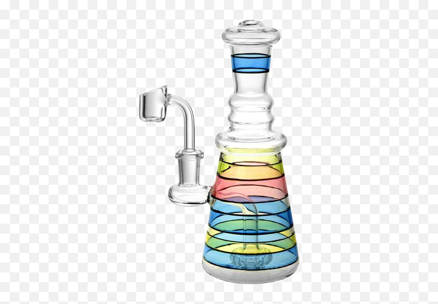 High Tech Tiered Cathedral Dab Rig - Cylinder Emoji,Test Tube Emoji