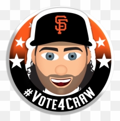 Vote4Craw San francisco baseball giants - Logo For Instagram Profile Emoji