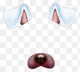 Memezasf White Eyes Mask Dog Ears - Tongue Emoji,Sunglasses Emoji On Snap