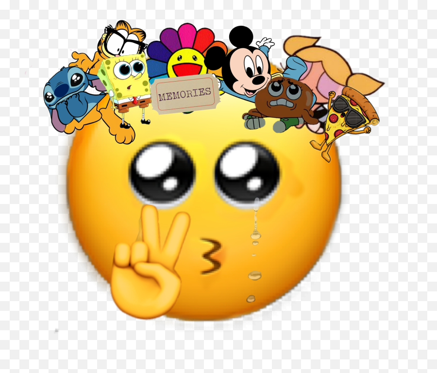 Memory Childhood Emoji - Cartoon,Memory Emoji