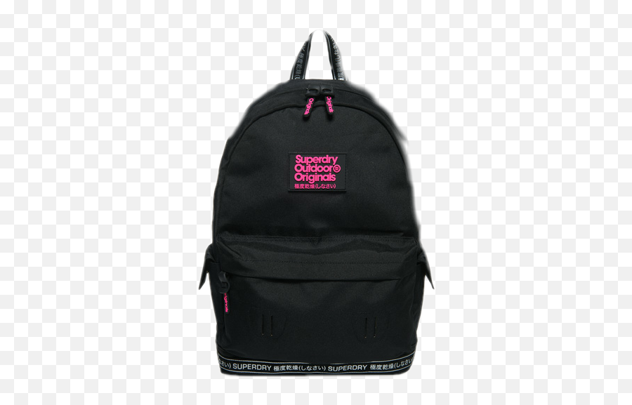 Superdry Bag School Meme Niche Black Pink Backpack Stic - Laptop Bag Emoji,Emoji School Backpack