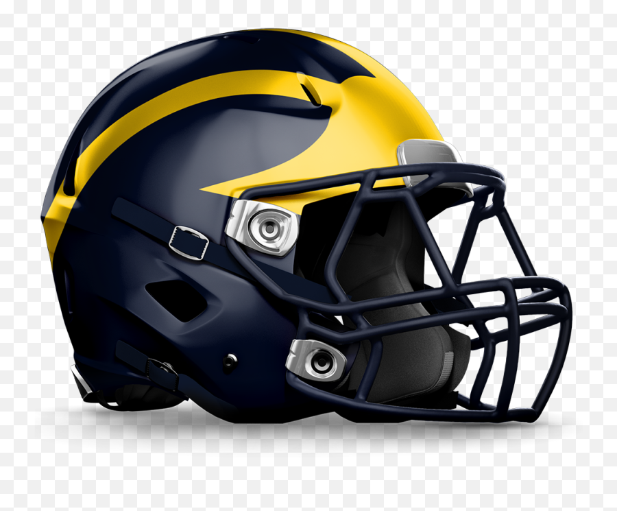 Michigan Football Helmet Clipart - Transparent Football Helmet Png Emoji,Michigan Football Emoji