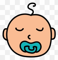 Sleeping Baby Icon - Clipart Face Boy Png Emoji