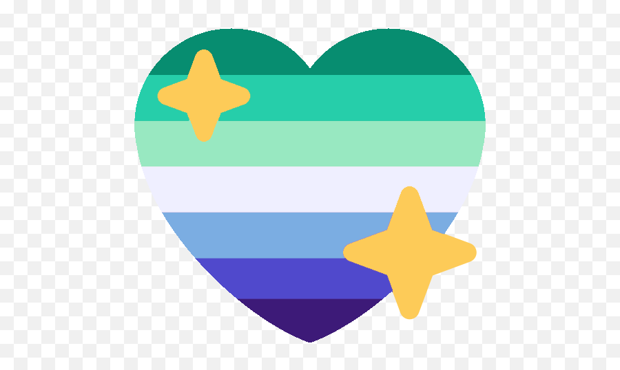 Transparent Sparkel Heart Emoji,Gay Pride Emoji